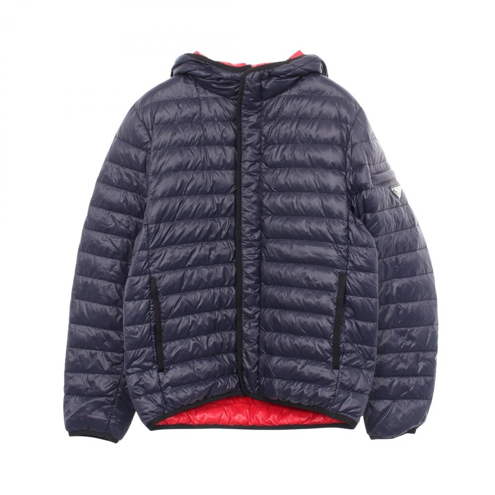 Prada Triangular Plate Hood Down Jacket #331207P10B
